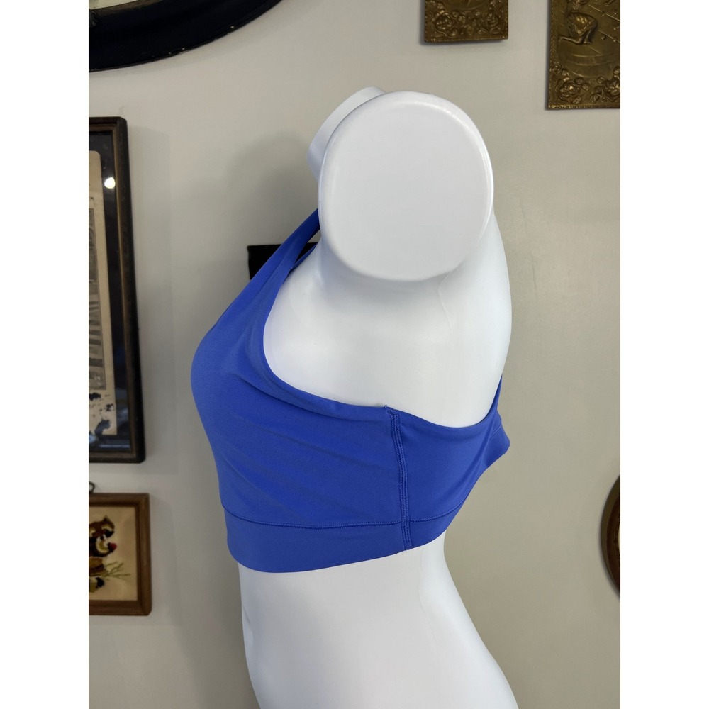 Vuori Cobalt Blue High-Neck Racerback Active Sports Bra Crop Top Size Large - Picture 2 of 8